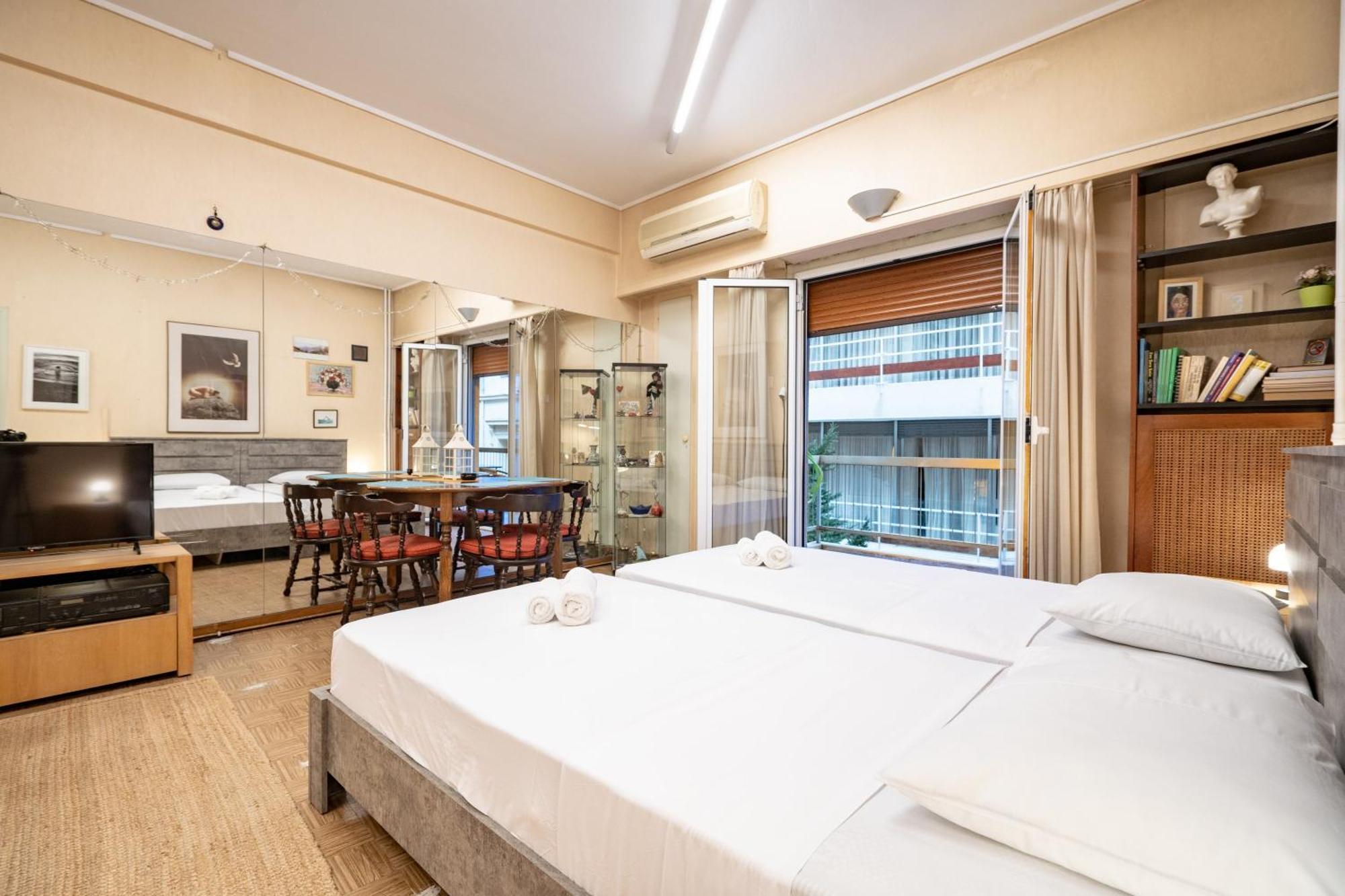 Syntagma Square 1 Bedrm 4 Persons Apartment By Mps アテネ エクステリア 写真